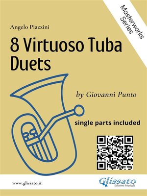 cover image of 8 Virtuoso Tuba Duets by G.Punto